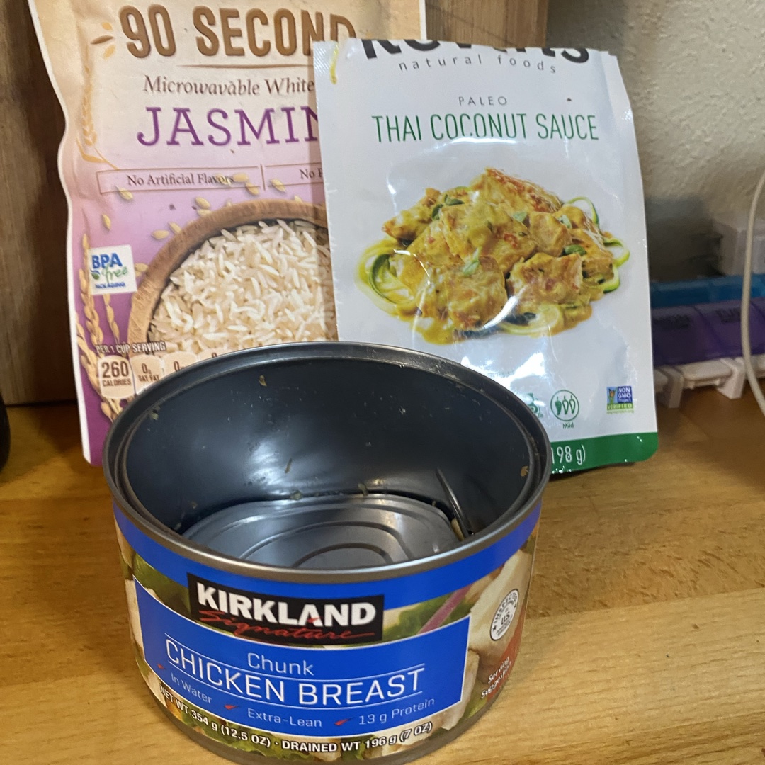 Summer Thai coconut chicken