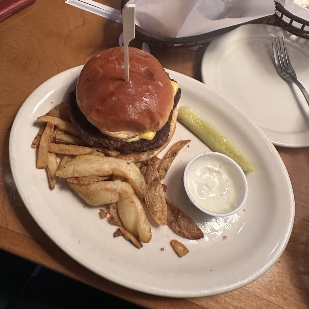 Bacon cheese burger