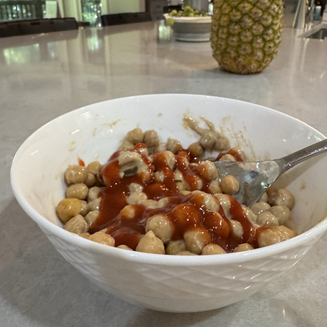 Chickpeas, Tahini, And Sriracha