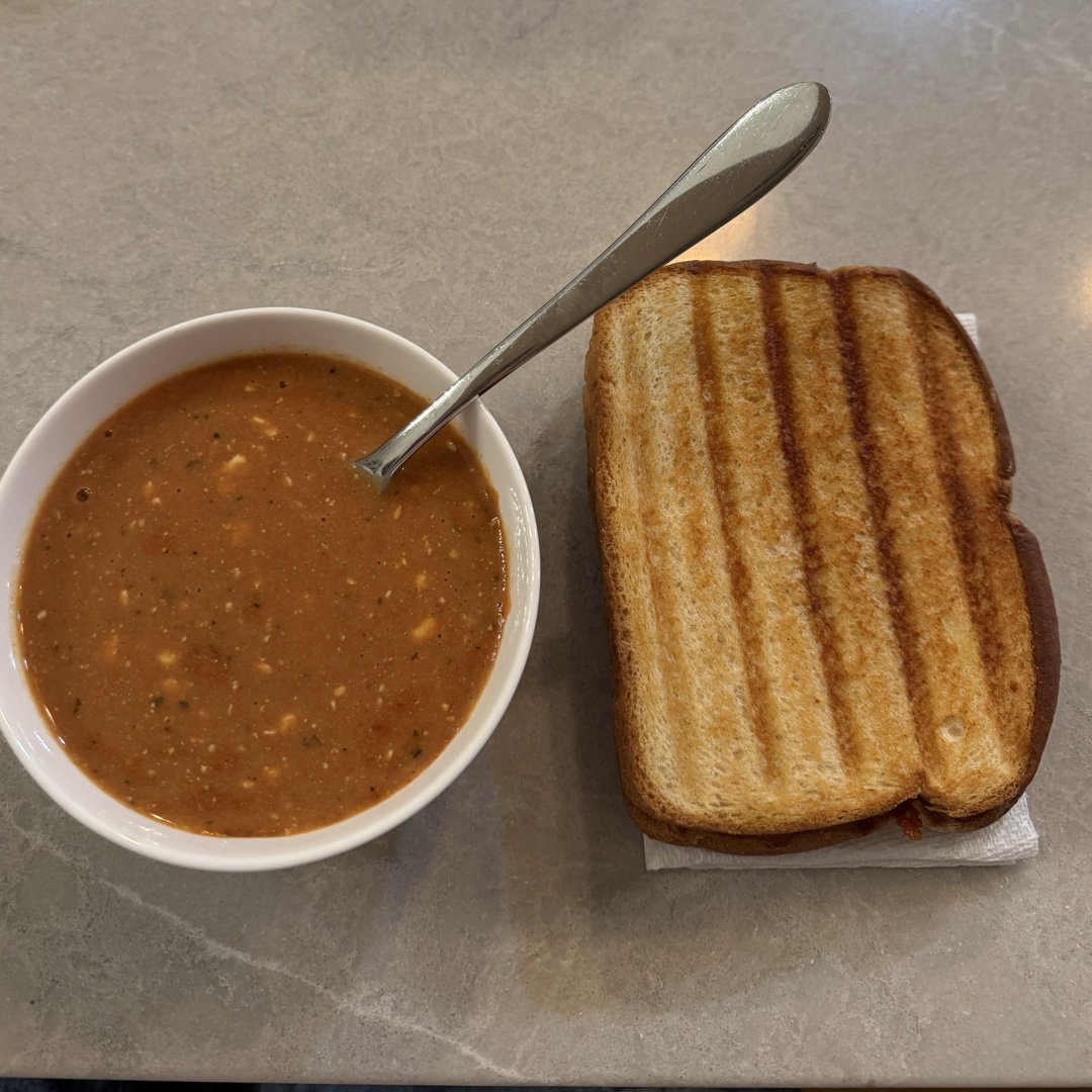 Tomato Soup And Grilled Cheese