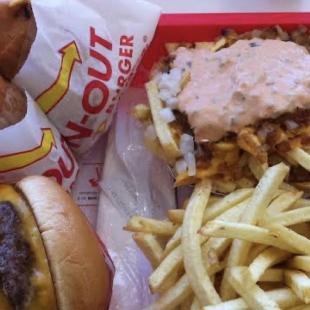 Burger Fries at In-N-Out Burger