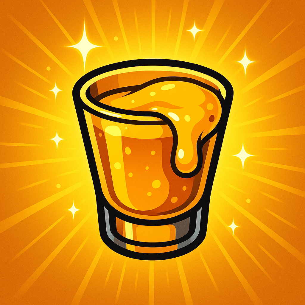 Golden Shot of Slurp Juice
