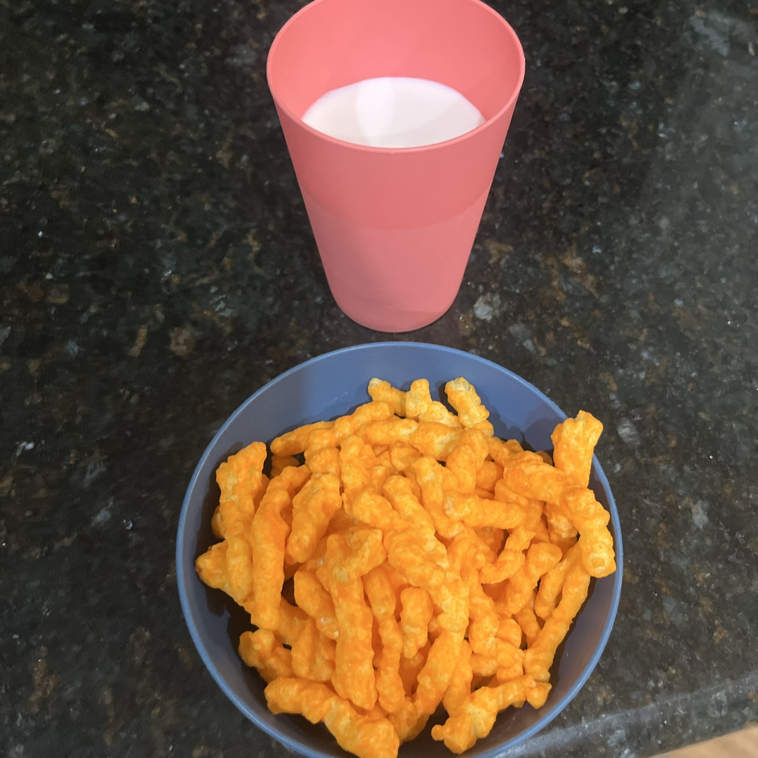 Midnight snack (1 hr early)