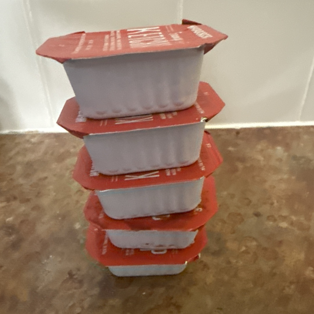 Stack Of Whataburger Fancy Ketchup