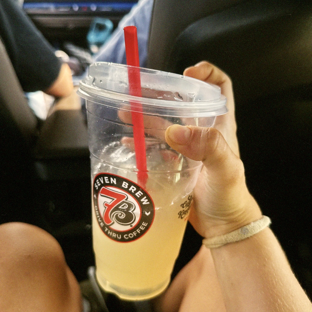 Island dream at 7 Brew Coffee