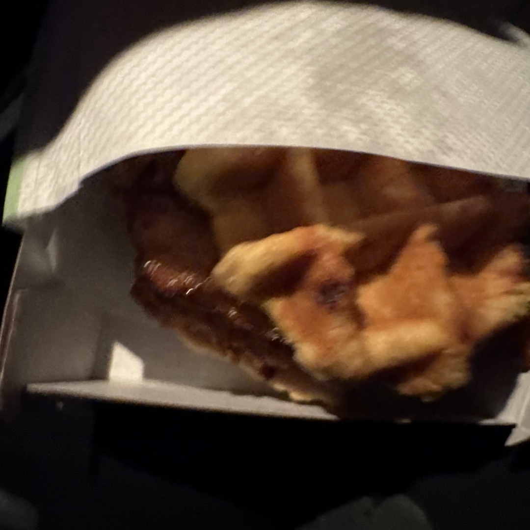 Waffle, Chicken Sandwich at Chick-fil-A