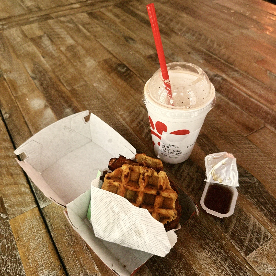 Chicken and waffles
